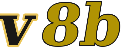 v8b logo